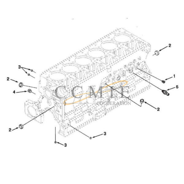Kalmar plugs spare parts for reach stacker engine