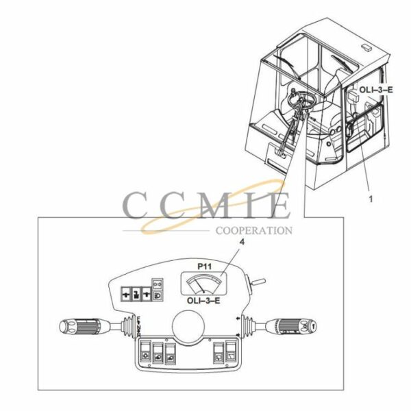 Kalmar overload protection spare parts for reach stacker