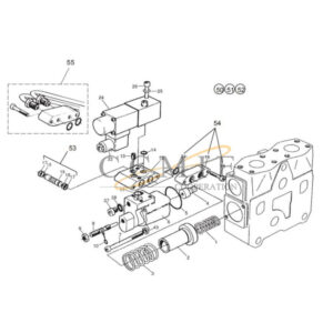 Kalmar 804106805 valve spare parts