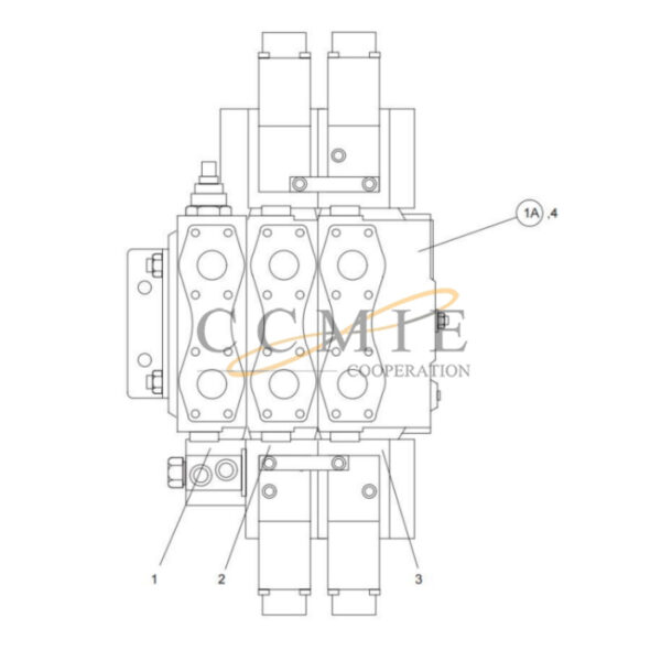 Kalmar reach stacker KV03–0119 valve spare parts