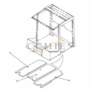 Cabin upholstery spare parts for Kalmar reach stacker
