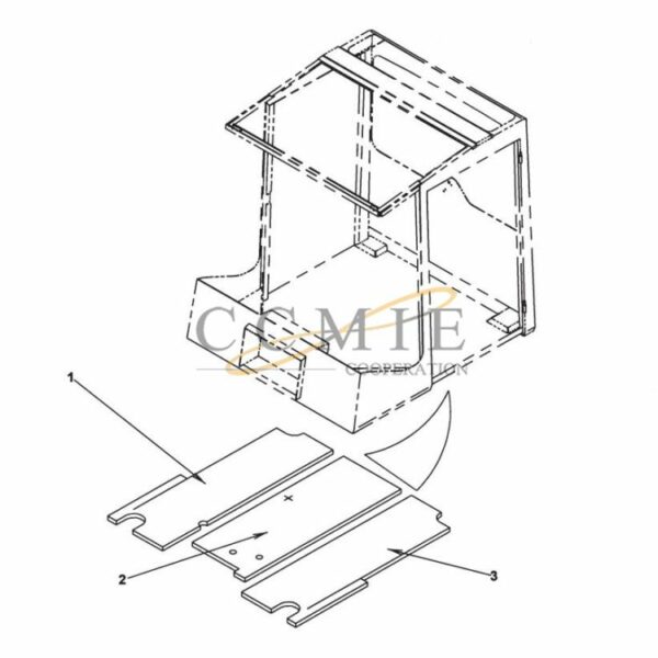 Cabin upholstery spare parts for Kalmar reach stacker