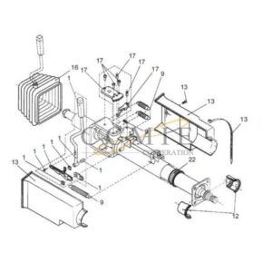 Kalmar reach stacker cabin steering column spare parts