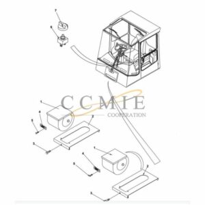cabin conditioning spare parts for Kalmar reach stacker