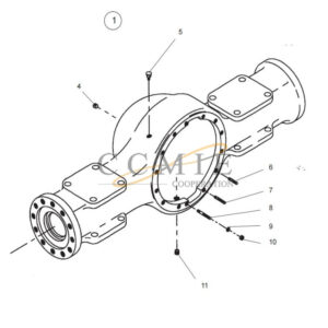 Kalmar reach stacker frame, assy spare parts