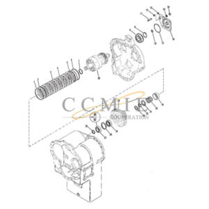 Kalmar reach stacker clutch shaft spare parts for hydraulic transmission system