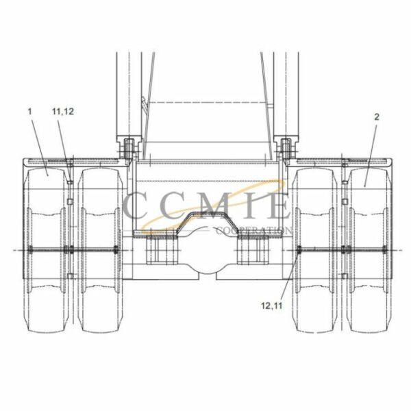Kalmar reach stacker mud guard spare parts