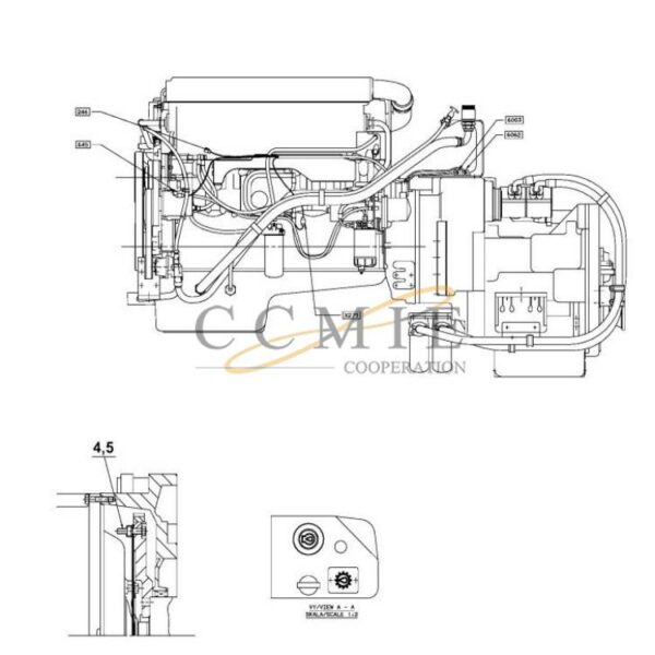 A41665.0800 Volvo WD1240VE-TE32418 engine parts