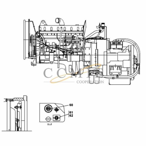 A40300.0300 A40300.0400 Cummins QSM11-TE32418 for reach stacker