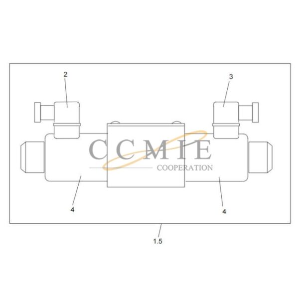 Kalmar reach stacker T0806093H valve spare parts