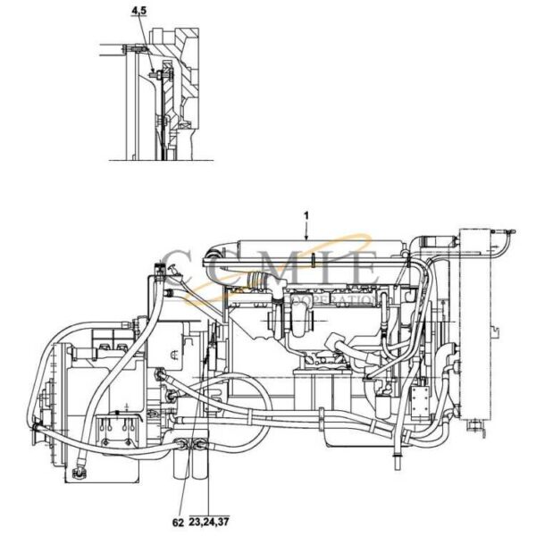 A41665.0900 A52950.0100 Volvo engine parts