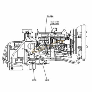 A40300.0700 A40300.0900 Cummins QSM11-TE32418 for reach stacker