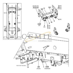 A40297.0300 suspension TWD1031VE reach stacker part