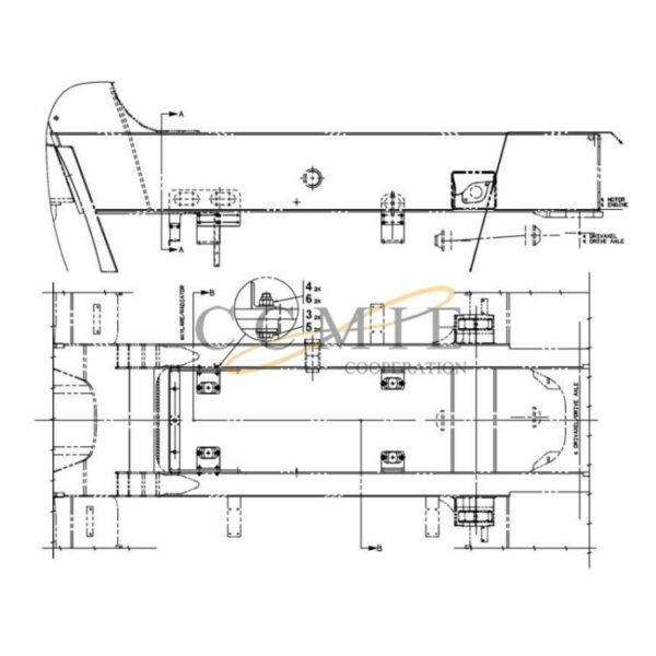 A40297.0100 suspension TWD1240VE reach stacker parts