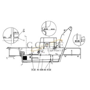 A44499.0200 A46163.0200 fuel tank Kalmar reach stacker parts
