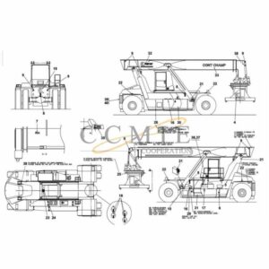 Kalmar A42145.0100 sign chassis and spare parts