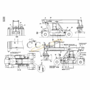 Kalmar A46233.0100 sign chassis and spare parts