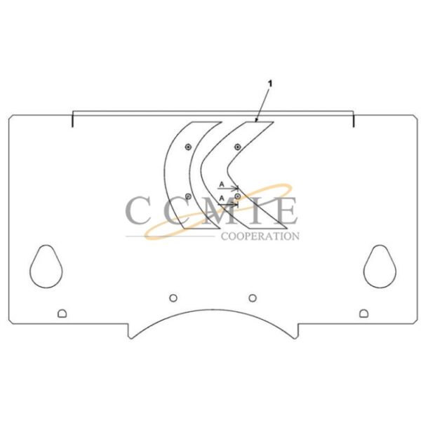 Kalmar A26611.0100 front emblem and spare parts