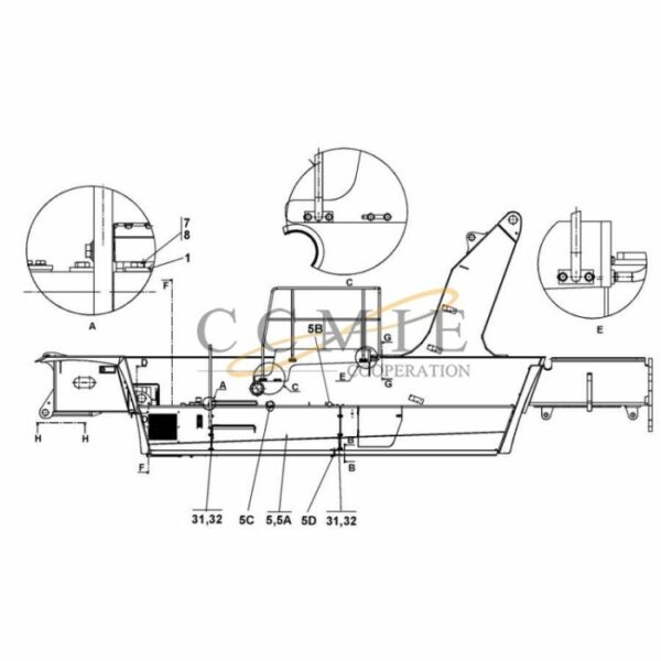 A47918.0400 A49814.0400 A46924.0200 fuel tank spare parts
