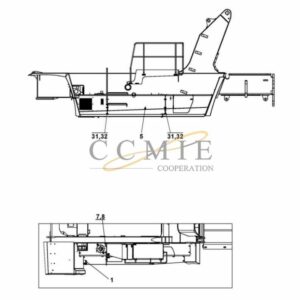 A51283.0200 A51283.0300 fuel tank reach stacker spare parts