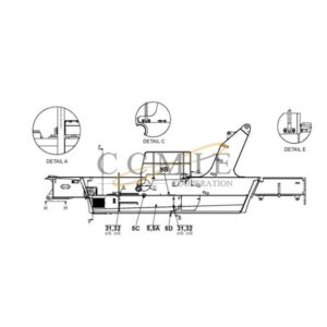 A51283.0400 A51283.0500 fuel tank reach stacker spare parts