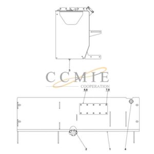 A53149.0100 fuel tank Kalmar reach stacker spare parts