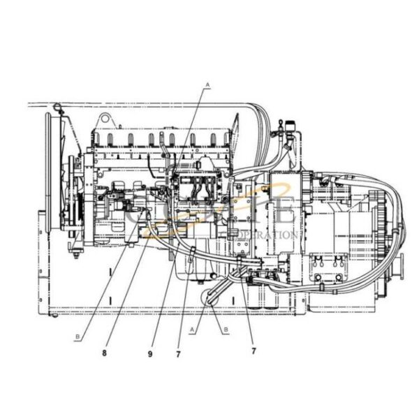 A49788.0200 A52875.0200 fuel system QSM11 reach stacker parts