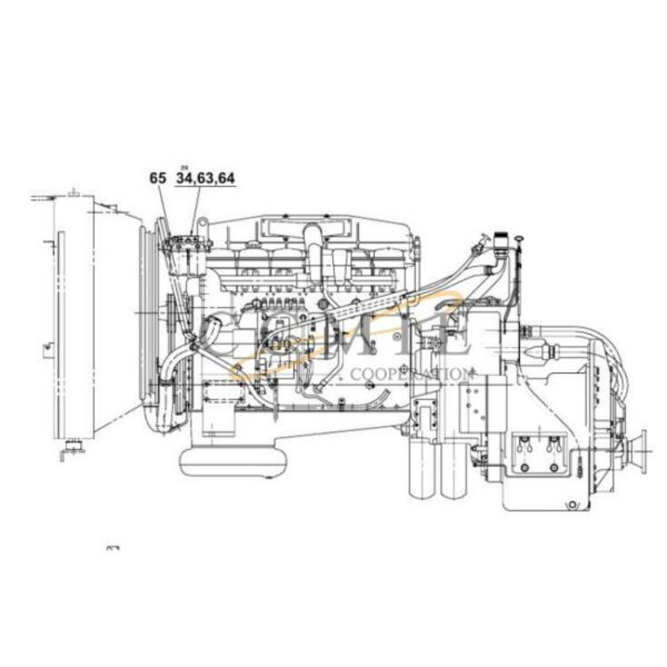 A42517.1100 fuel system TWD1031VE Kalmar reach stacker parts
