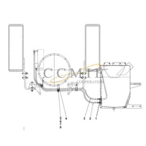 A41669.0300 fuel system TWD1031VE Kalmar reach stacker parts