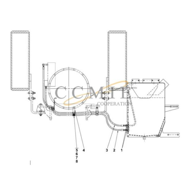 A41669.0300 fuel system TWD1031VE Kalmar reach stacker parts