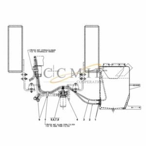 A41669.0100 fuel system TWD1240VE Kalmar reach stacker parts