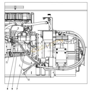 A49788.0100 fuel system TAD1250VE Kalmar reach stacker parts