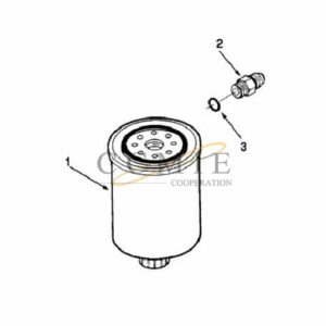 922784.0024 fuel filter QSM11 Kalmar reach stacker parts