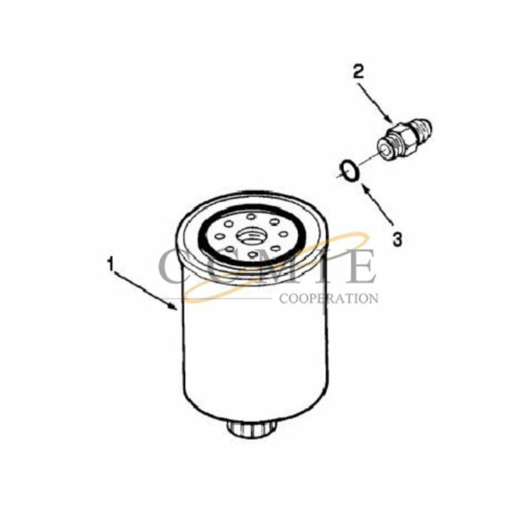 922784.0024 fuel filter QSM11 Kalmar reach stacker parts