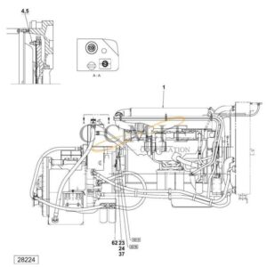 A41665.0100 Volvo TWD1240VE-TE32418 engine parts