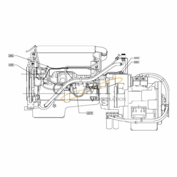 A41665.0300 Volvo TWD1240VE-TE32418 engine parts