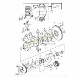 Crank mechanism 920871.0073 engine spare parts