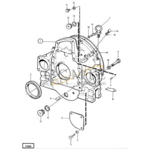 Flywheel housing 920871.0079 engine spare parts
