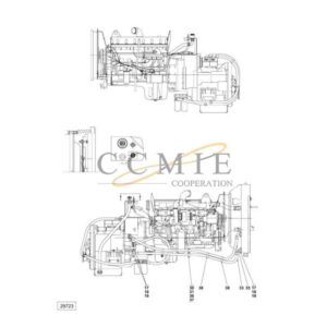 Kalmar A40300.0300 Cummins QSM11-TE32418 spare parts