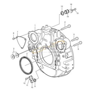 Flywheel housing 920871.0112 engine spare parts
