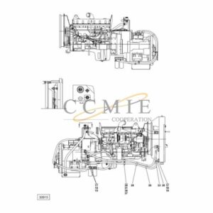 Kalmar A40300.0400 Cummins QSM11-TE32418 spare parts