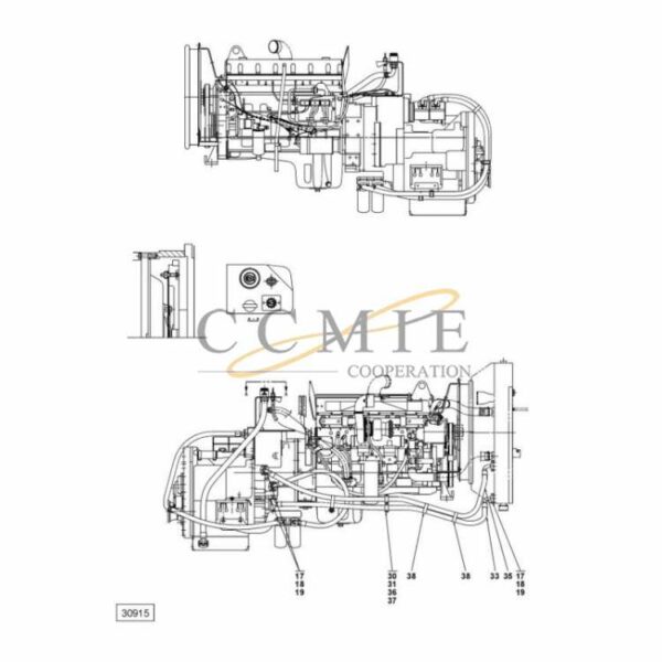 Kalmar A40300.0400 Cummins QSM11-TE32418 spare parts