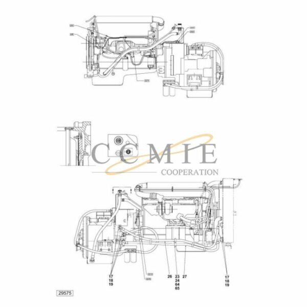 Kalmar A41665.0100 TWD1240VE-TE32418 spare parts