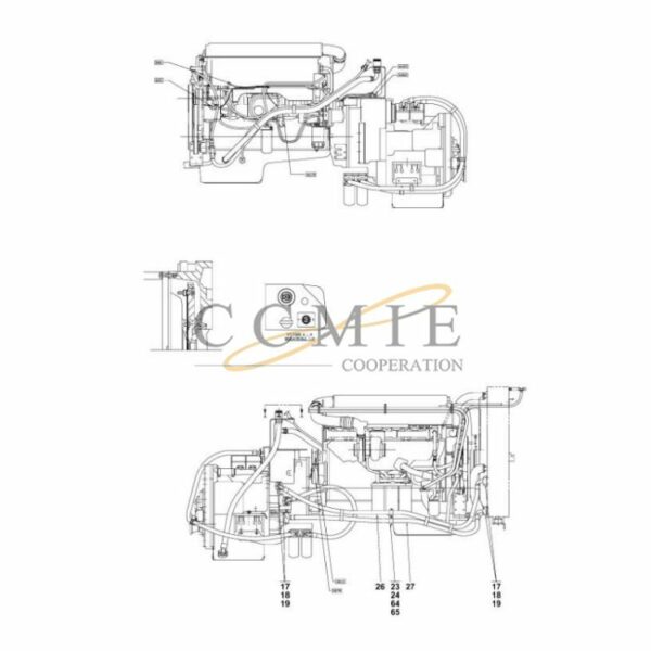 Kalmar A41665.0500 TWD1240VE-TE32418 spare parts