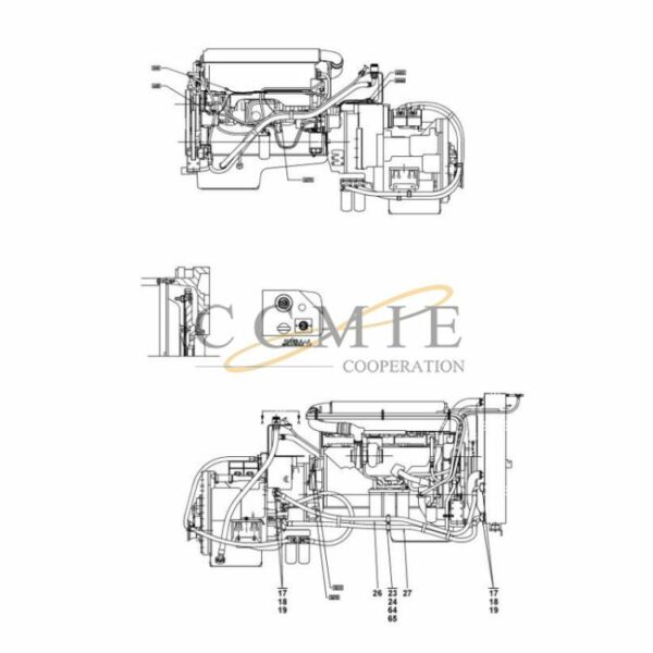 Kalmar A41665.0600 TWD1240VE-TE32418 spare parts