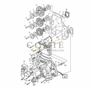Camshaft transmissions housing Kalmar reach stacker spare parts