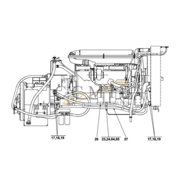 Kalmar A41665.0900 TWD1240VE-TE32418 spare parts