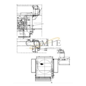 Kalmar A40890.0400 QSM11 radiator spare parts