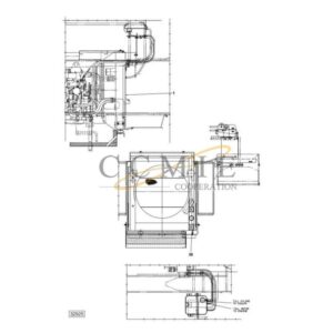 Kalmar A40890.0500 QSM11 radiator spare parts