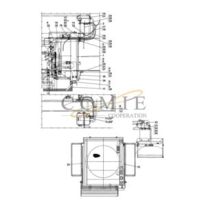 Kalmar A43702.0300 TWD1031VE radiator spare parts
